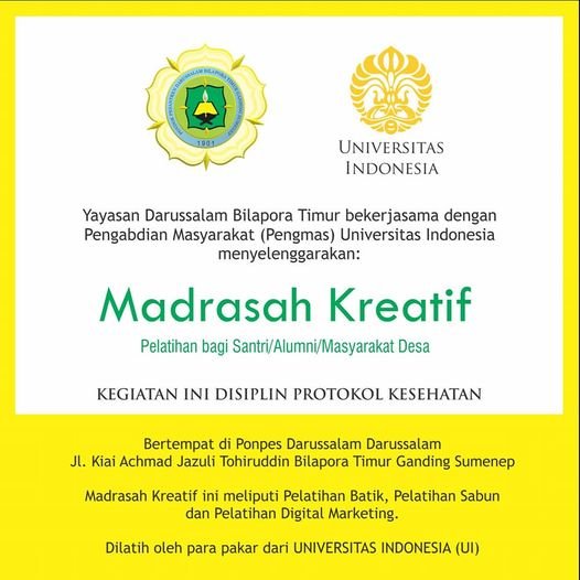 Madrasah Kreatif PP Darussalam Bilapora